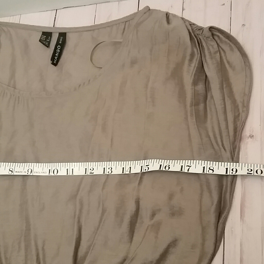 Mango Basics Belted Sleeveless Shirt Dress View 6